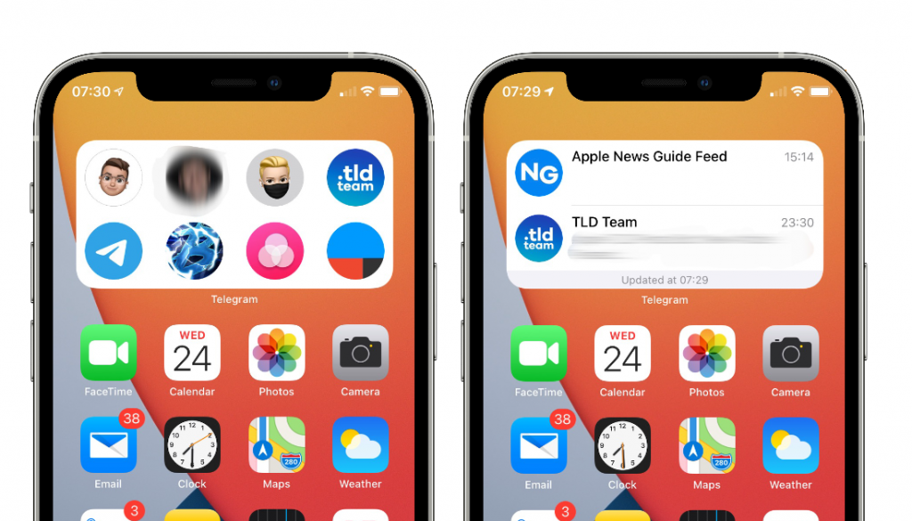 Telegram Updated With Ios 14 Widgets Auto Delete Feature And More Apple Tld